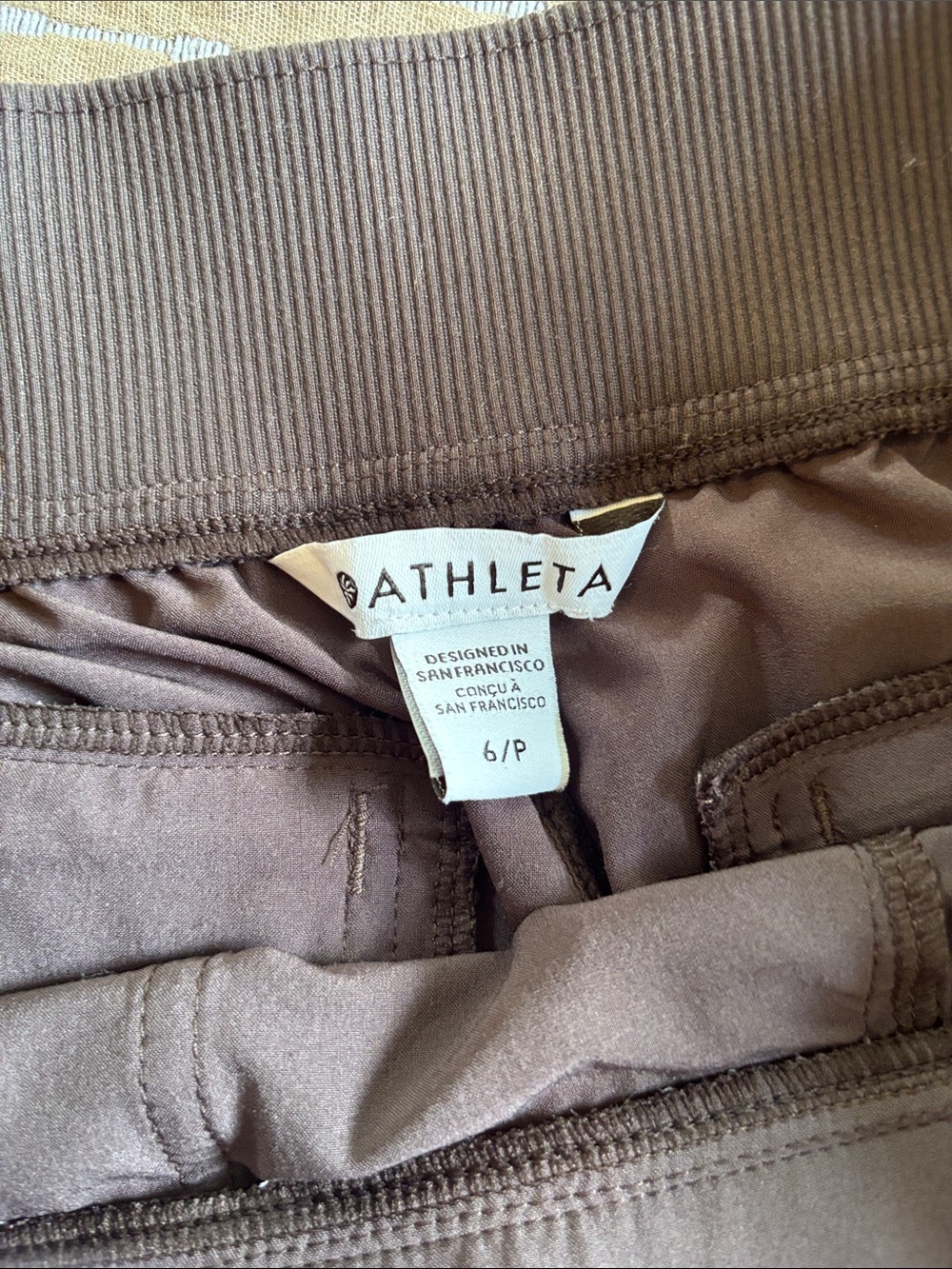 Athleta Brooklyn Mid Rise Ankle Utility Pant Mauve 6P - Picture 5 of 11